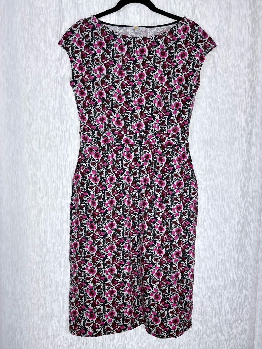 Boden Floral Midi Dress, Cotton, US size 6 Long